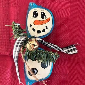 Hand Crafted Florida Snowmen Ornaments Set #1